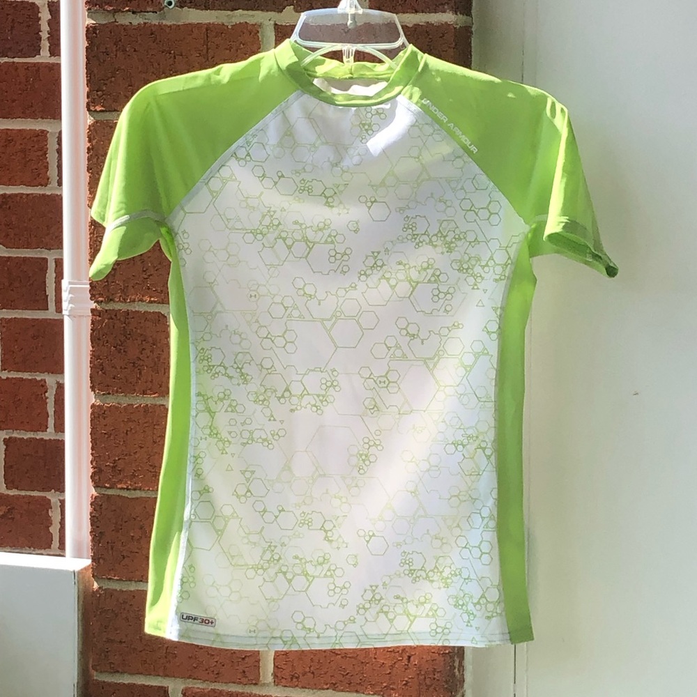 Under Armour Lime Green Tee —#031 - Picture 3 of 8
